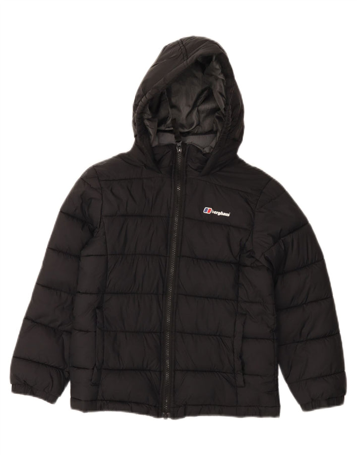BERGHAUS drenge hættejakke 7-8 år sort polyamid