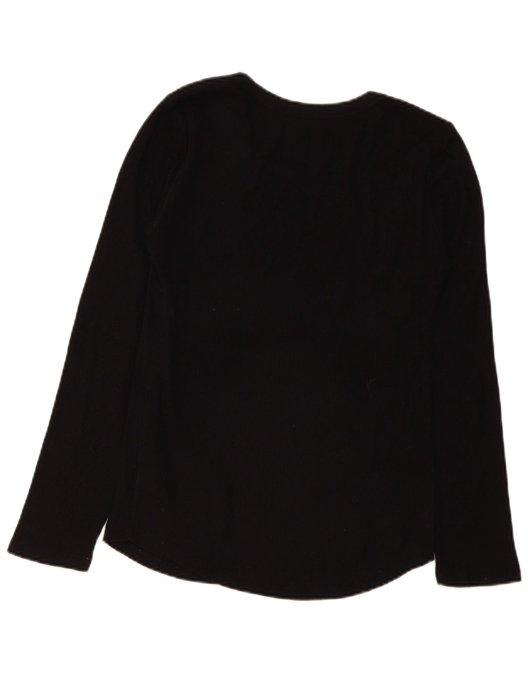 Gap Dame Top Langærmet UK 12 Medium Sort Bomuld