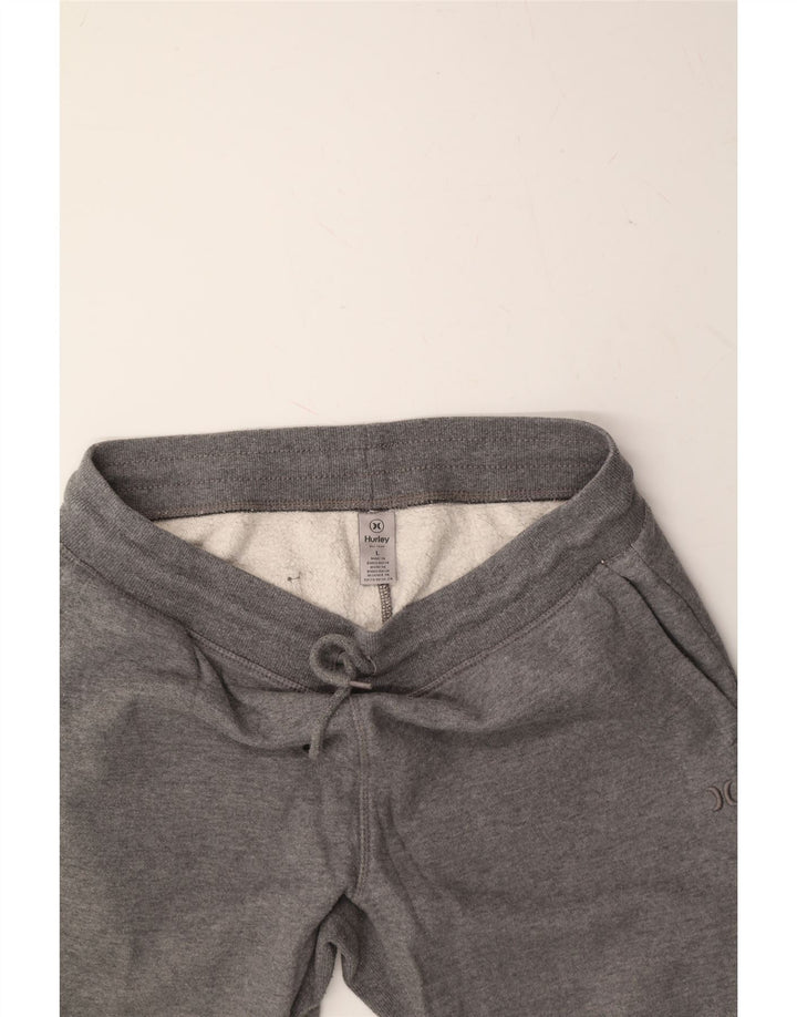 HURLEY Mens Tracksuit Trousers Joggers Large  Grey Cotton Vintage Hurley and Second-Hand Hurley from Messina Hembry 