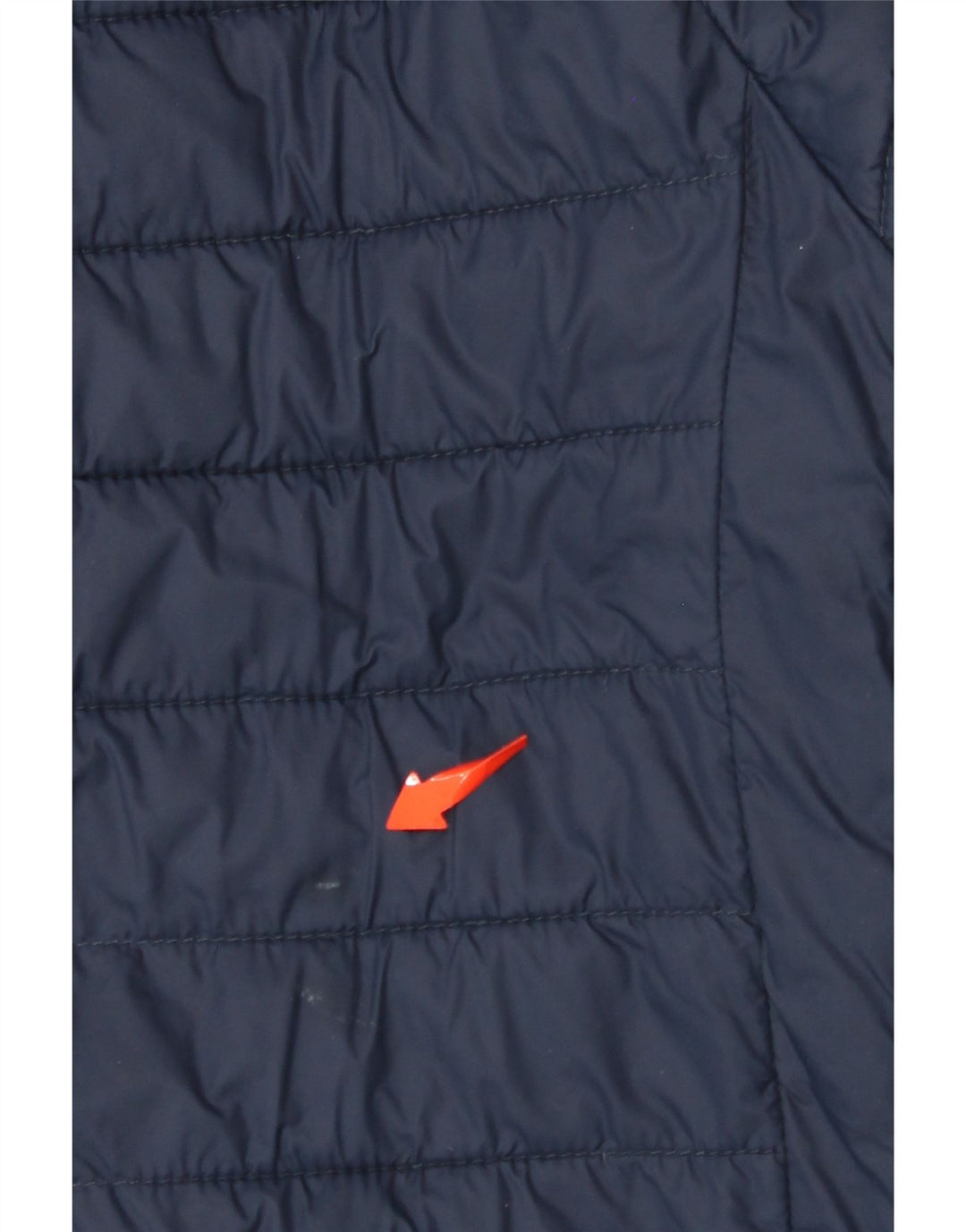 J. CREW Herre hættepolstret jakke UK 40 Stor marineblå nylon