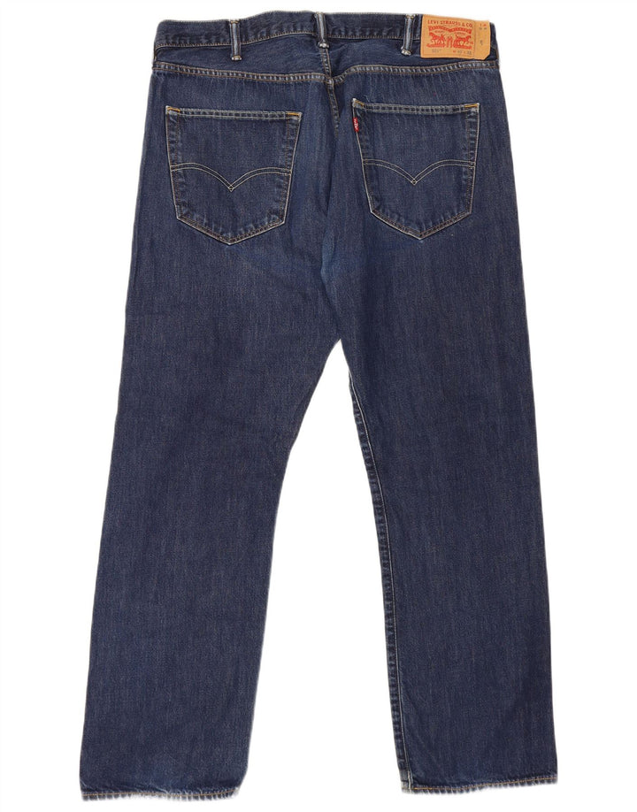 Levi's Herre 501 Straight Jeans W40 L32 Marineblå