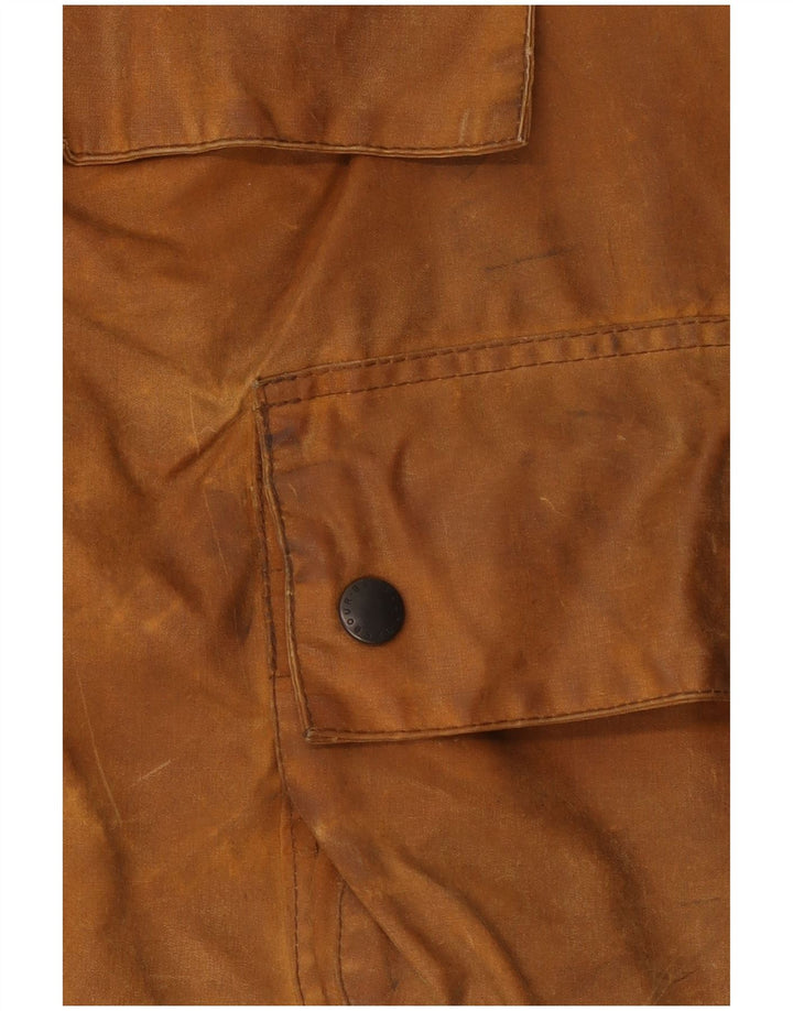 Barbour Herre Longshoreman Hættetrøje Vokset jakke UK 36 Small Brown