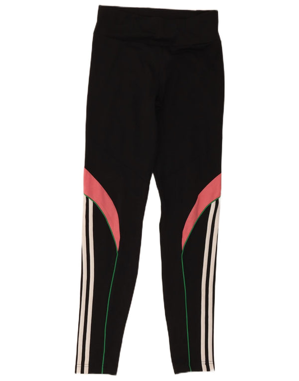 Adidas Girls Aeroready Leggings 14-15 år Sort Colourblock Polyester
