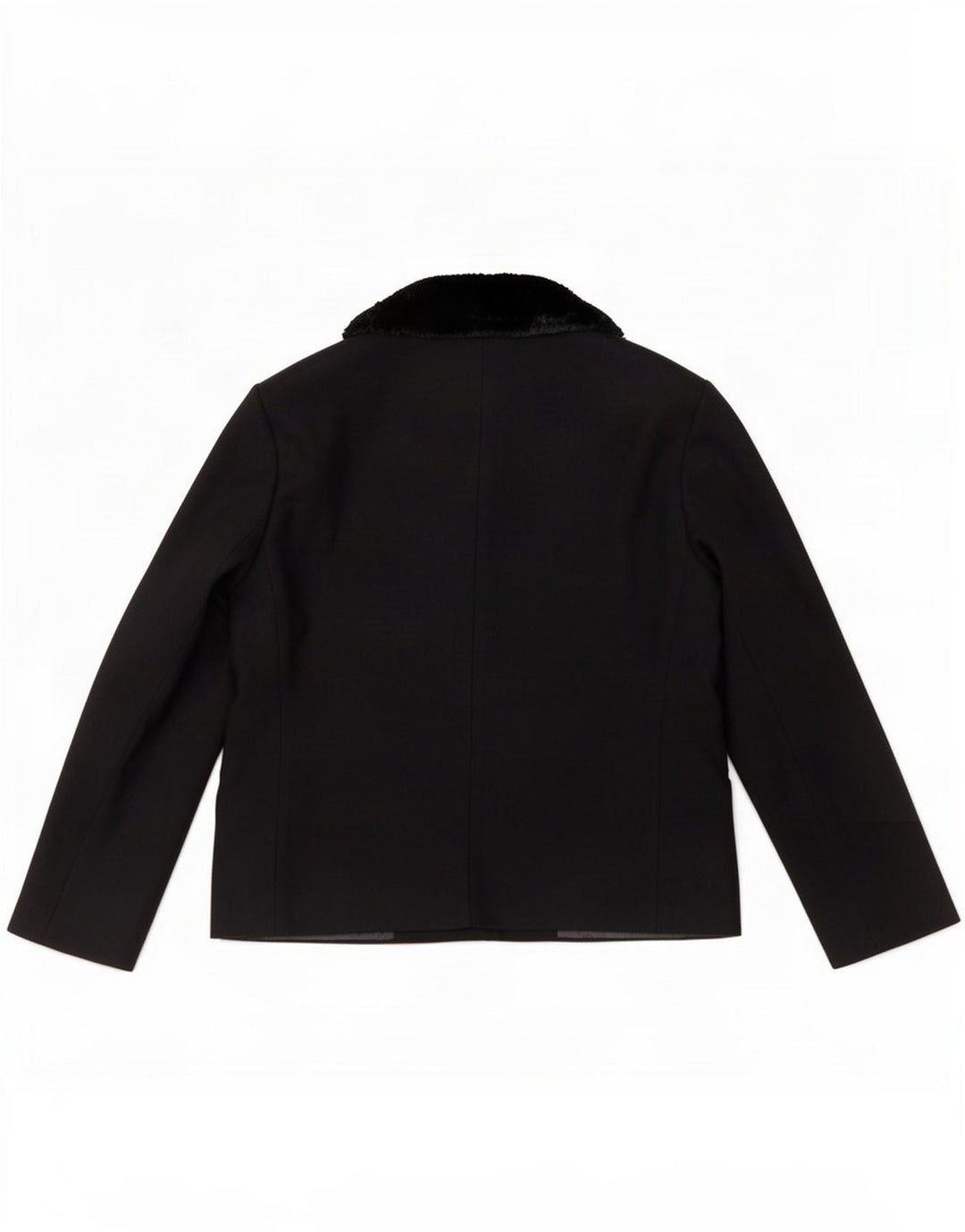 Zara Dame 3/4 ærmet blazerjakke UK 12 Medium Navy Blue Colourblock