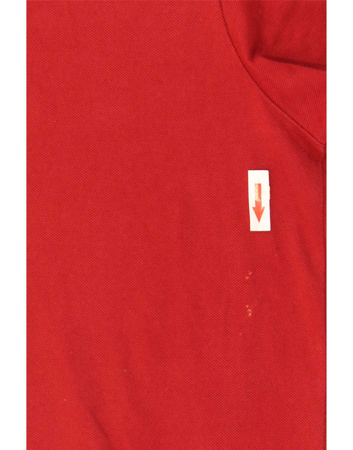 Champion Herre Easy Fit Polo Shirt Stor rød bomuld