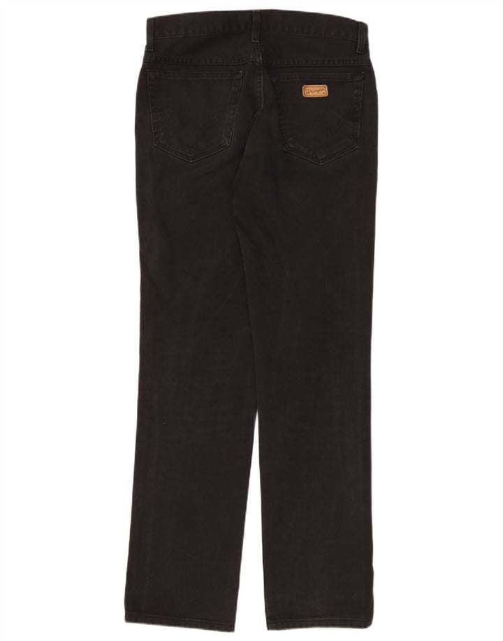 Wrangler Herre Texas Straight Jeans W32 L34 Sort Bomuld