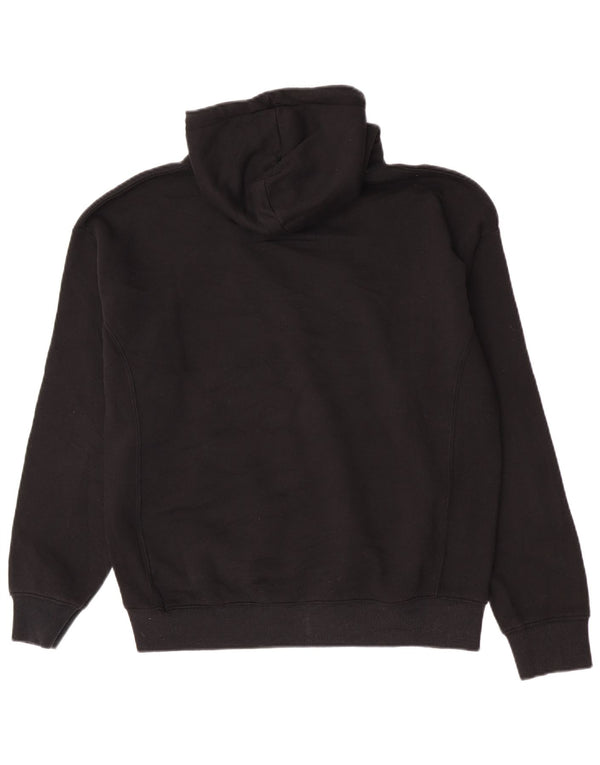 Pull & Bear Herre Marvel Graphic Hoodie Jumper Large Sort Polyester