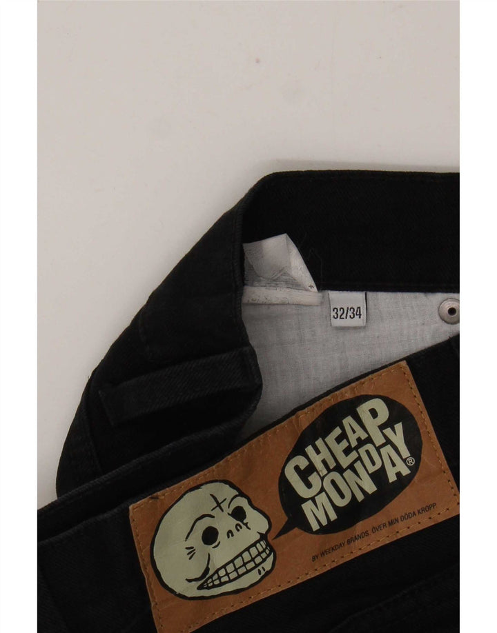 Billig mandag Straight Jeans til mænd W32 L24 Sort