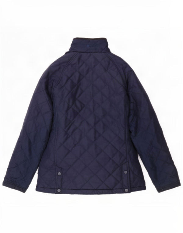 Mountain Warehouse Dame quiltet jakke UK 12 Medium Navy Blue Polyester