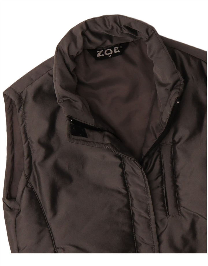 ZOE Womens Polstret Gilet UK 14 Medium Grey Nylon