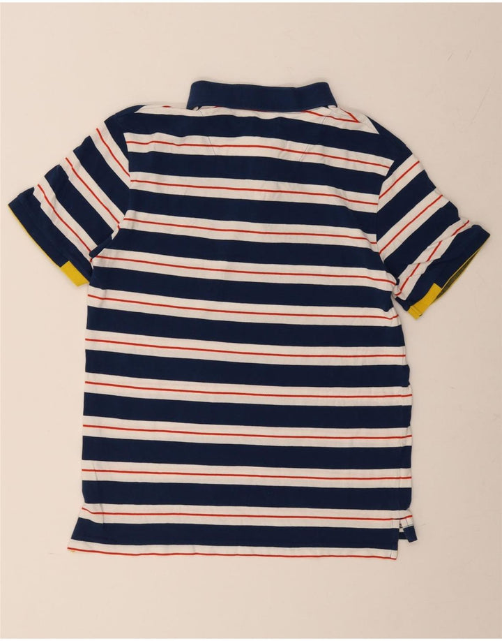 NAUTICA herre poloshirt Medium marineblå stribet bomuld
