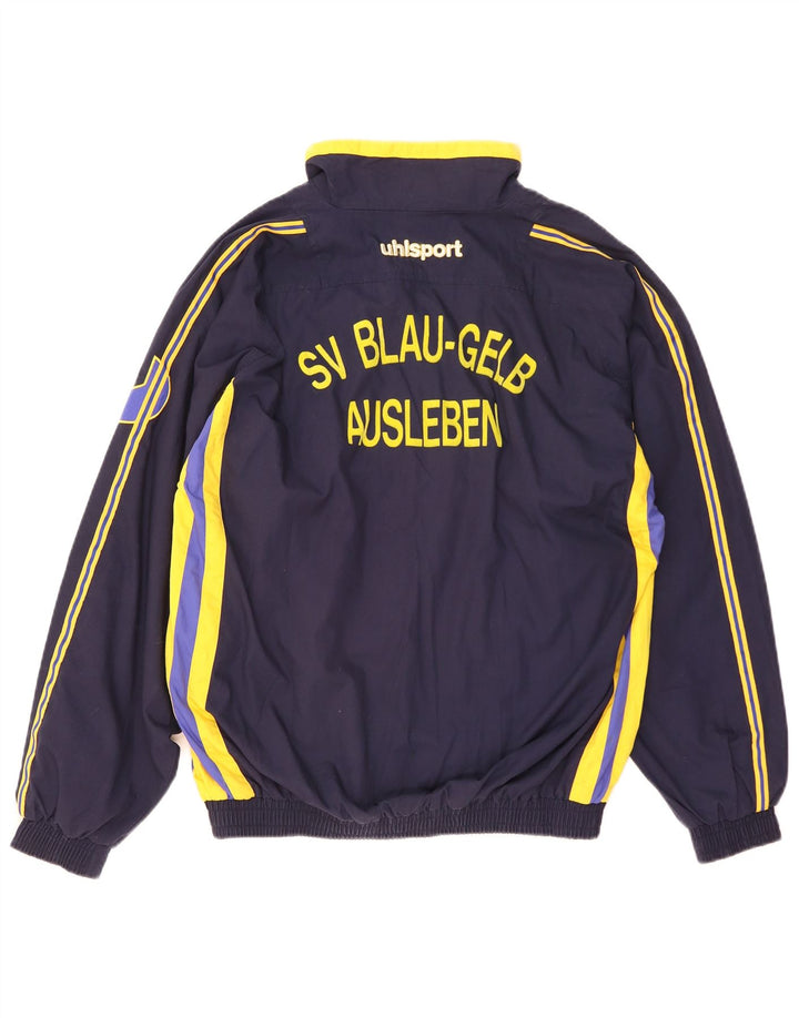 Uhlsport Herre grafisk træningsdragt Topjakke Medium Navy Blue Colourblock