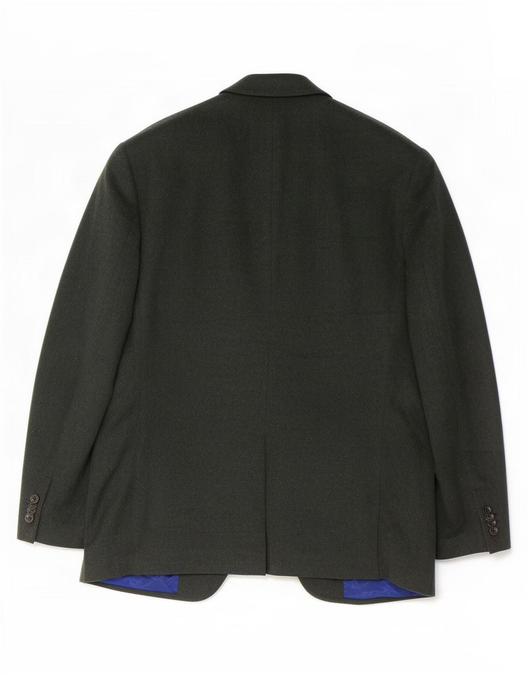 Marks & Spencer Herre 2-knaps blazerjakke UK 42 Stor Khaki Wool