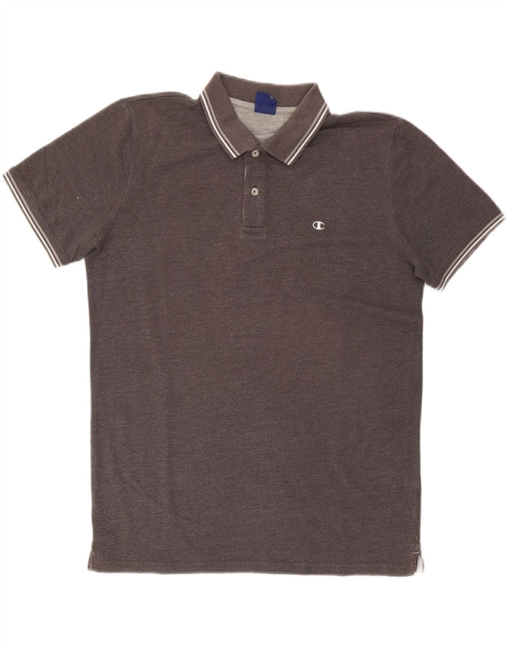 Champion Herre Polo Shirt Large Grå