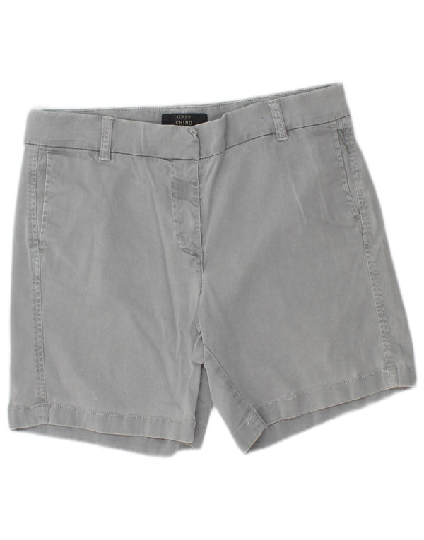 J. CREW Chino Shorts til kvinder US 8 Medium W30 Grå Bomuld