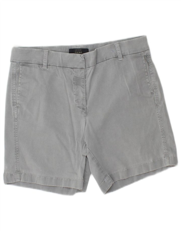 J. CREW Chino Shorts til kvinder US 8 Medium W30 Grå Bomuld