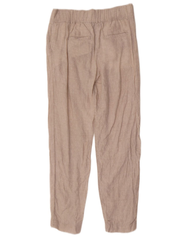 Marks & Spencer Lige fritidsbukser til kvinder UK 8 Small W28 L28 Beige