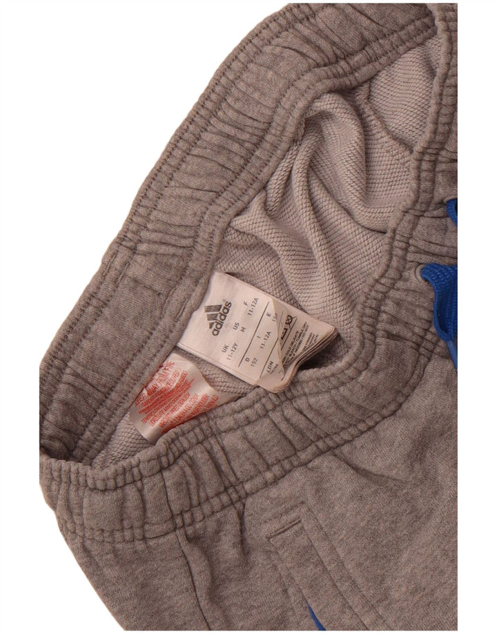 Adidas Drenge Grafisk træningsdragt Bukser Joggers 11-12 år Grå Bomuld