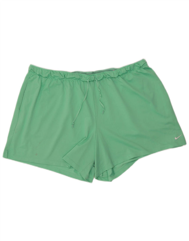 Nike Herre Dri Fit Sportshorts 2XL Grøn Polyester