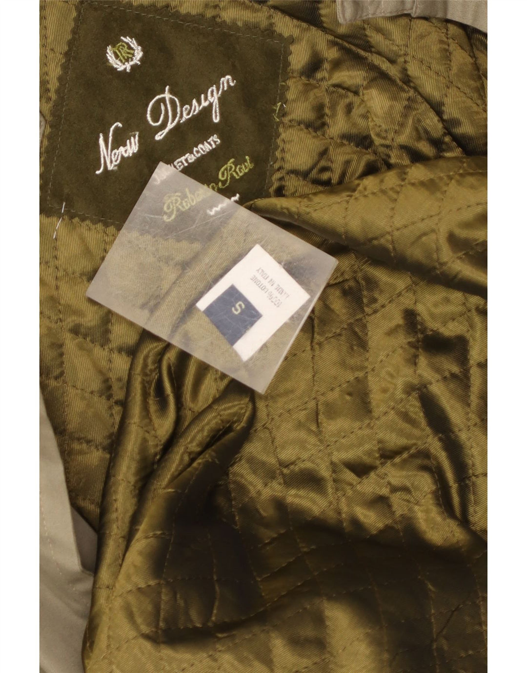 Vintage Trench Coat til mænd UK 36 Small Khaki Cotton