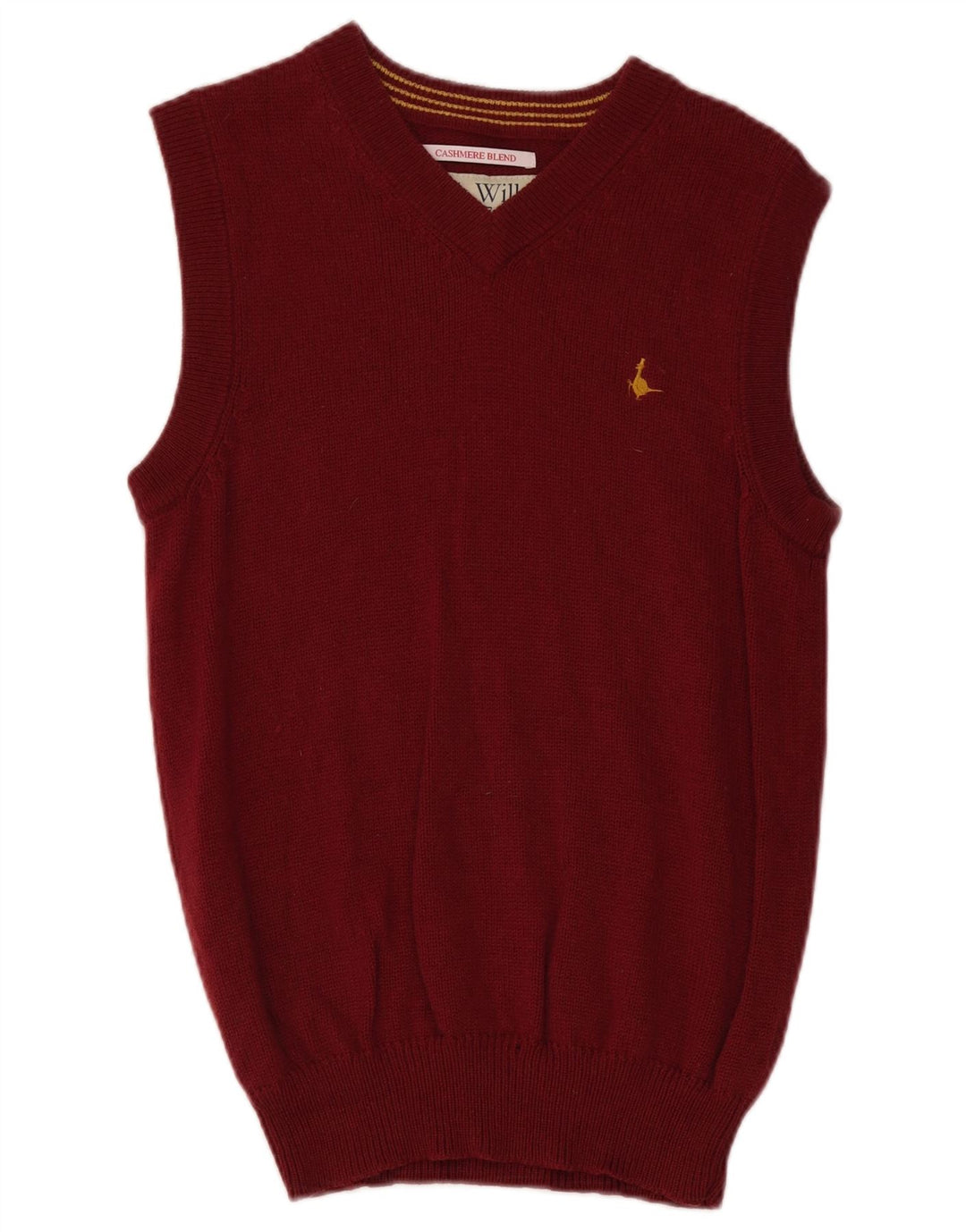 Jack Wills Herrevest Tank Top Stor rødbrun uld