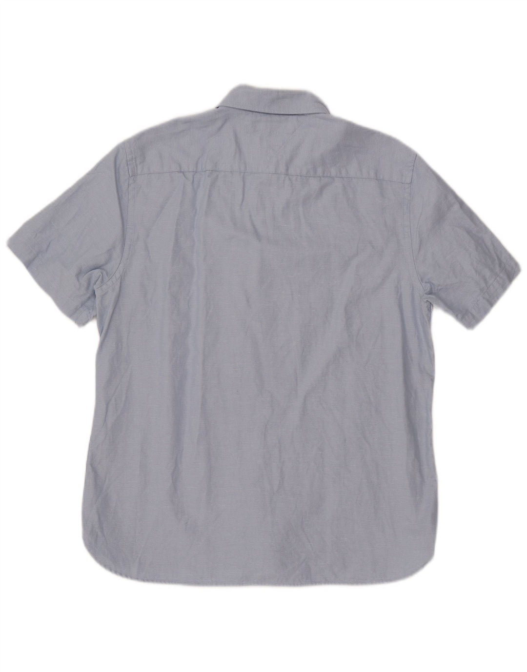 TOMMY HILFIGER Kortærmet herreskjorte XL blå bomuld