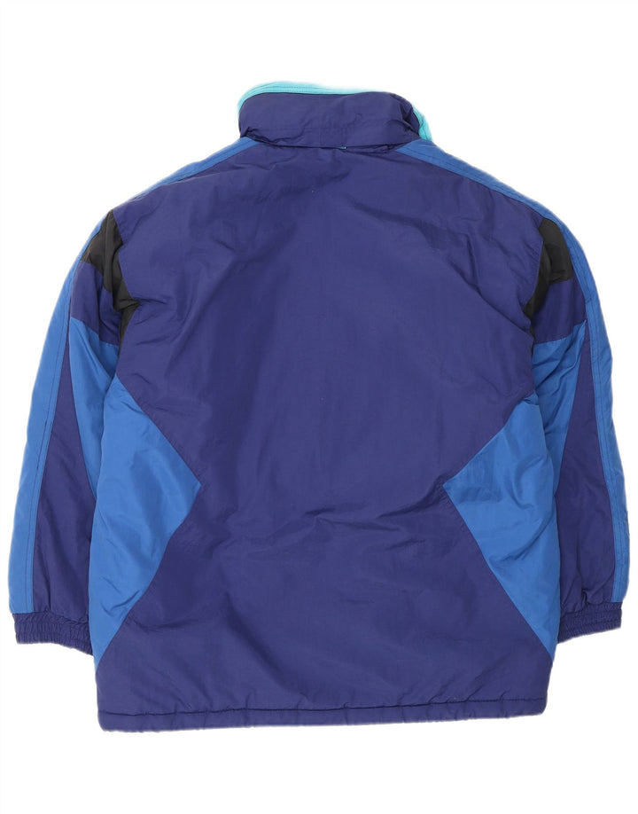 Brugi Dame Oversized Skijakke EU 42 Large Blue Colourblock Sports