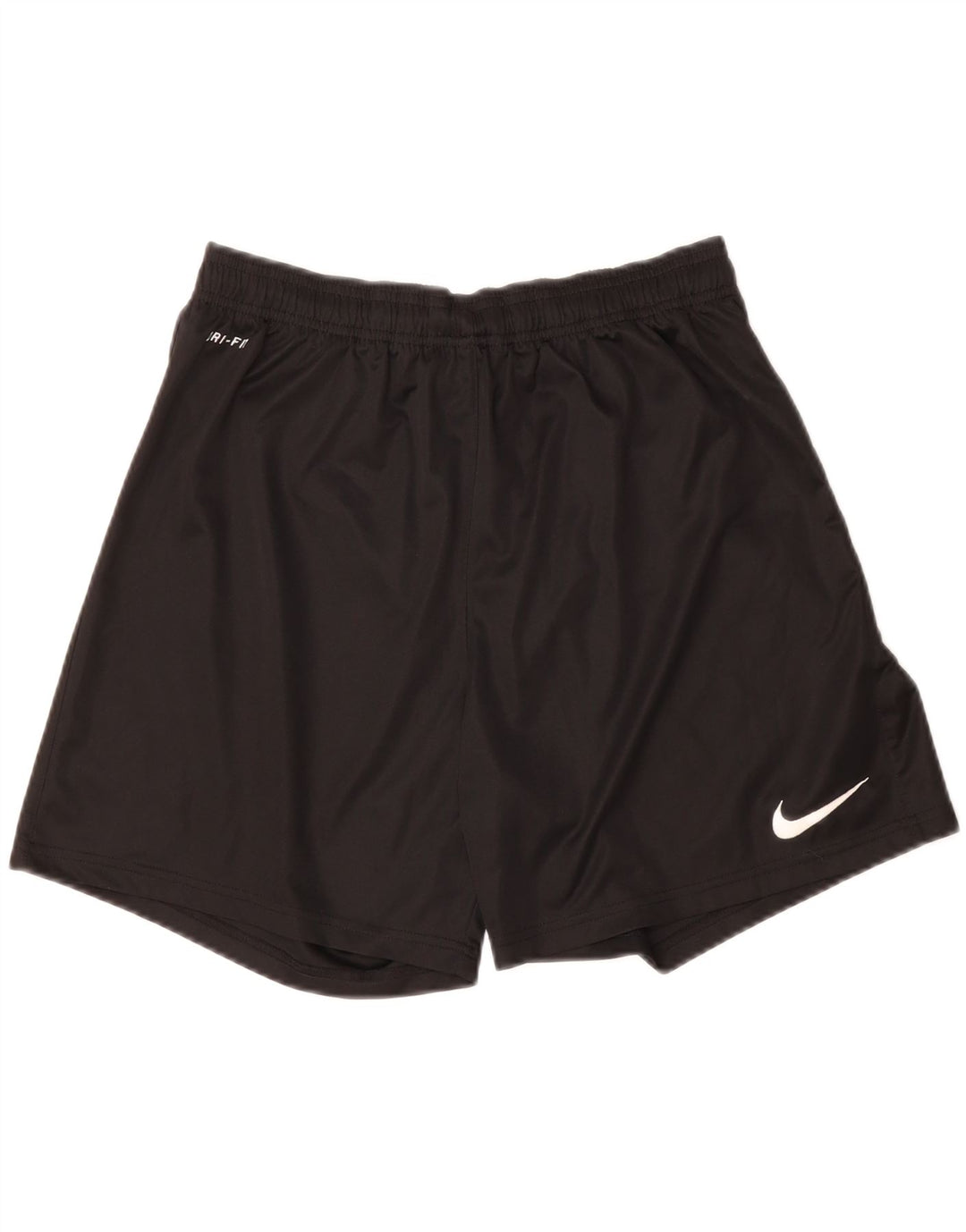 NIKE Womens Dri Fit Sport Shorts UK 14 Large  Black Polyester Vintage Nike and Second-Hand Nike from Messina Hembry 