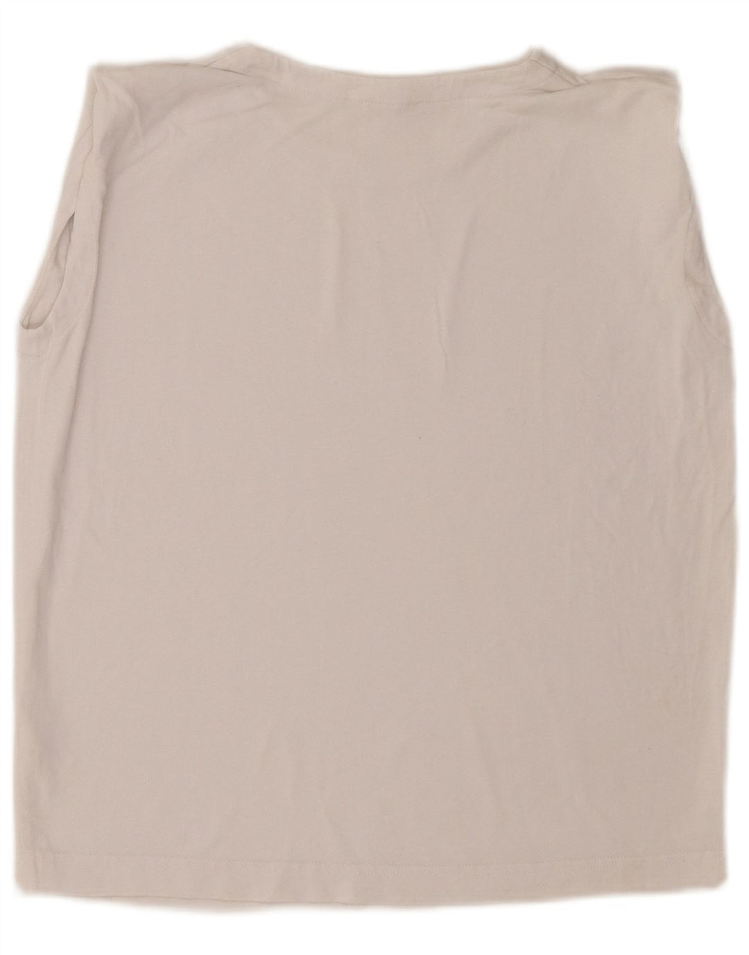 Cos Dame Oversized Vest Top UK 6 XS Hvid Bomuld