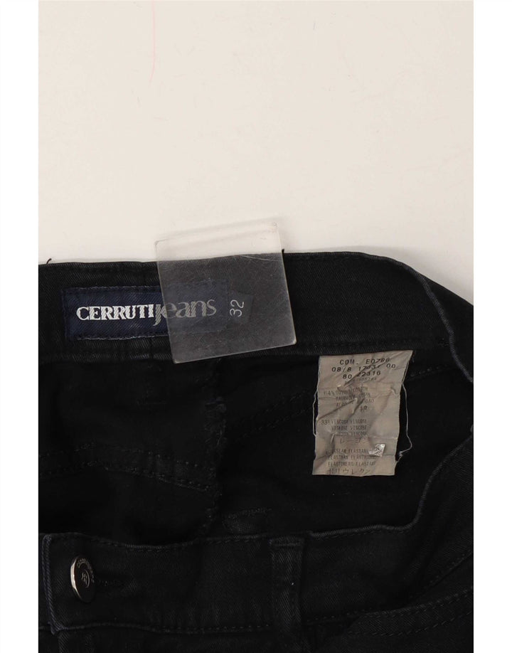 Cerruti 1881 Dame Bootcut Jeans W32 L29 Marineblå Bomuld
