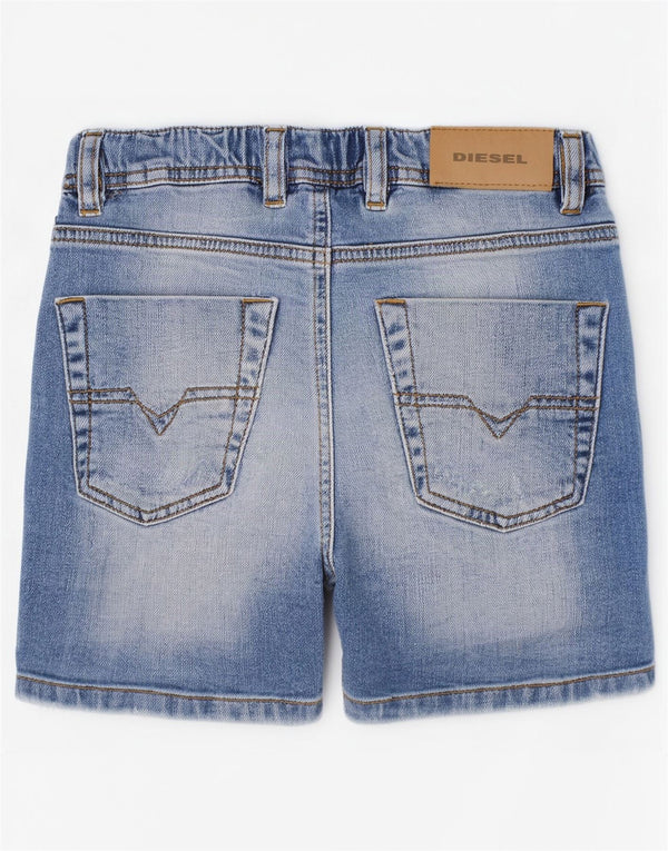 Diesel Boys Distressed Denim Shorts 3-4 år W20 Blue Cotton