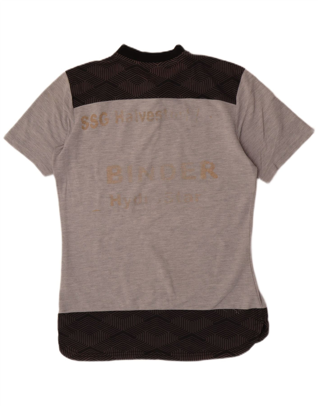 Puma Herre grafisk T-shirt Top Mellemgrå Colourblock Bomuld