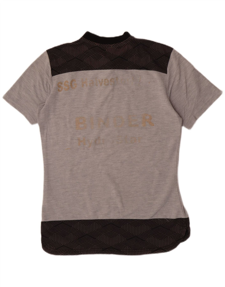 Puma Herre grafisk T-shirt Top Mellemgrå Colourblock Bomuld