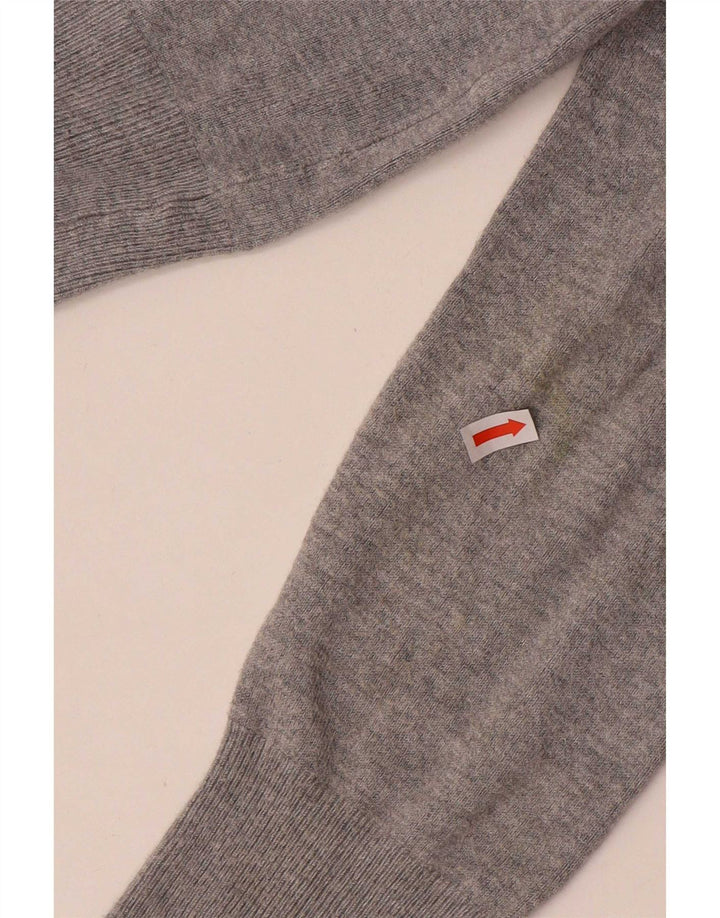 Marks & Spencer Dame Stretch Cardigan Sweater UK 10 Small Grey Flecked