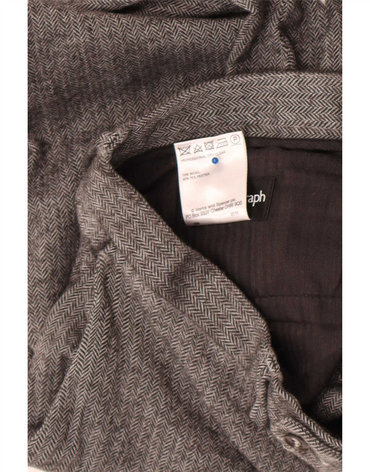 Marks & Spencer Herre Autograph Suit Bukser W36 L28 Grå sildeben