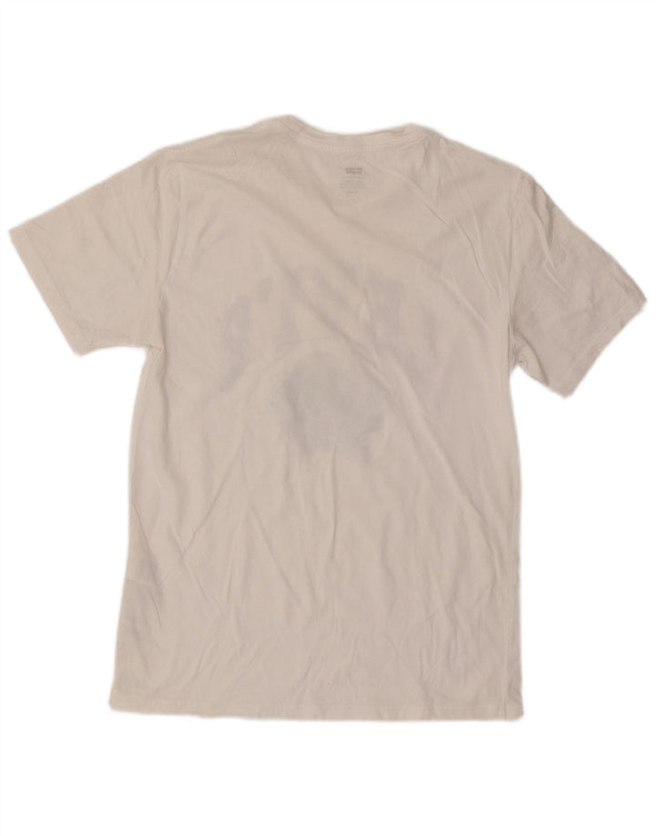 Levi's Herre grafisk T-shirt top mellem hvid bomuld