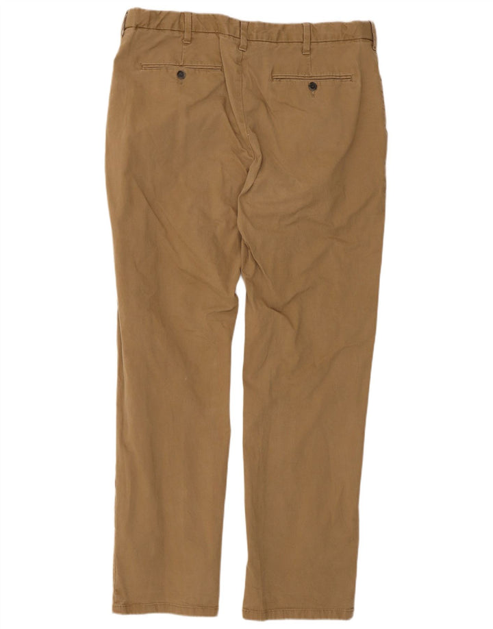 Marks & Spencer Herre Regular Fit Chinobukser W38 L33 Beige Bomuld