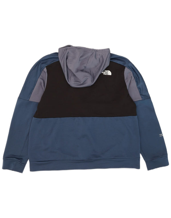 The North Face Herre hættetrøje med lynlås XL Blå Colourblock Polyester