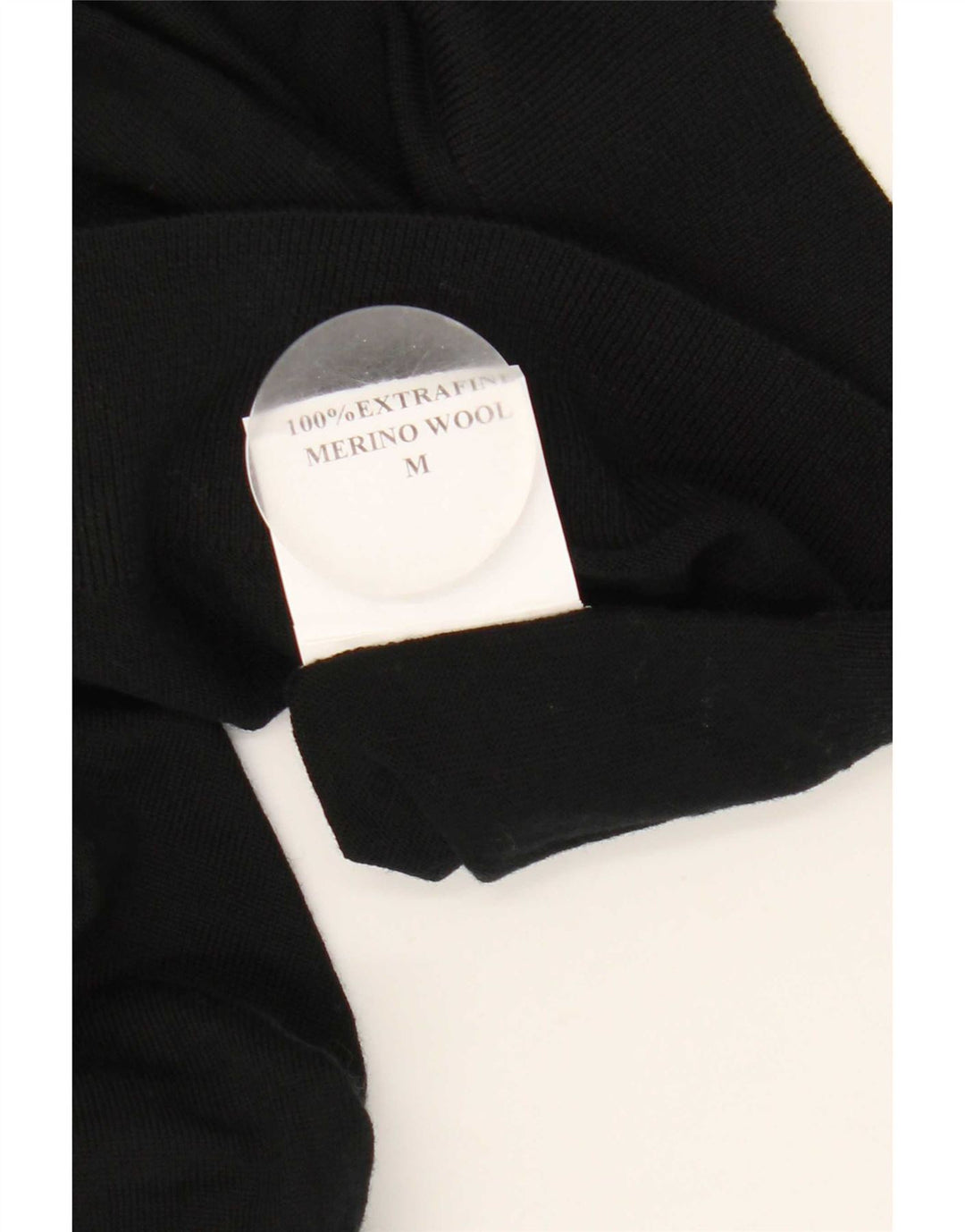 Marks & Spencer Herre Rullehalstrøje Medium Sort Merinould