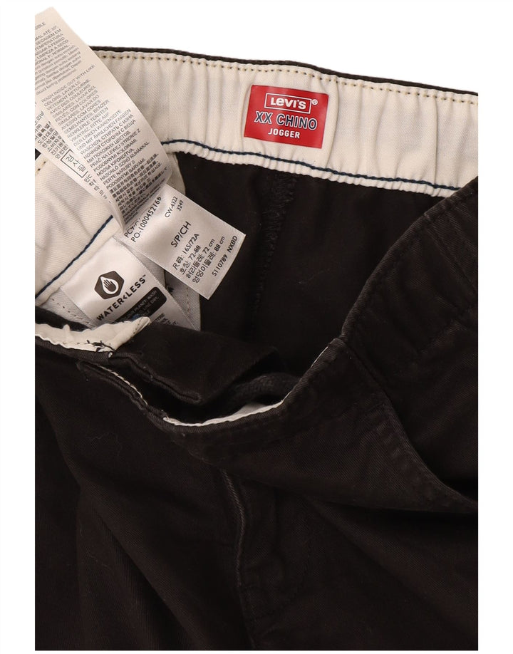 Levi's Joggers til mænd Chinobukser Små W29 L29 Sort bomuld