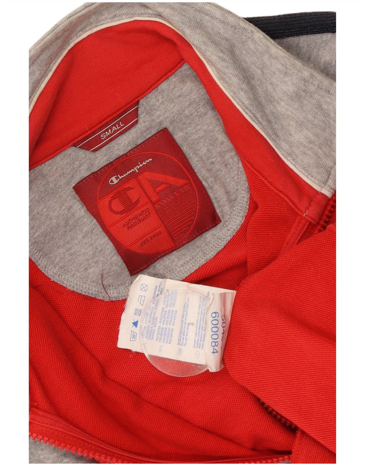 CHAMPION Træningsdragt til mænd Topjakke Lille rød Colourblock Bomuld