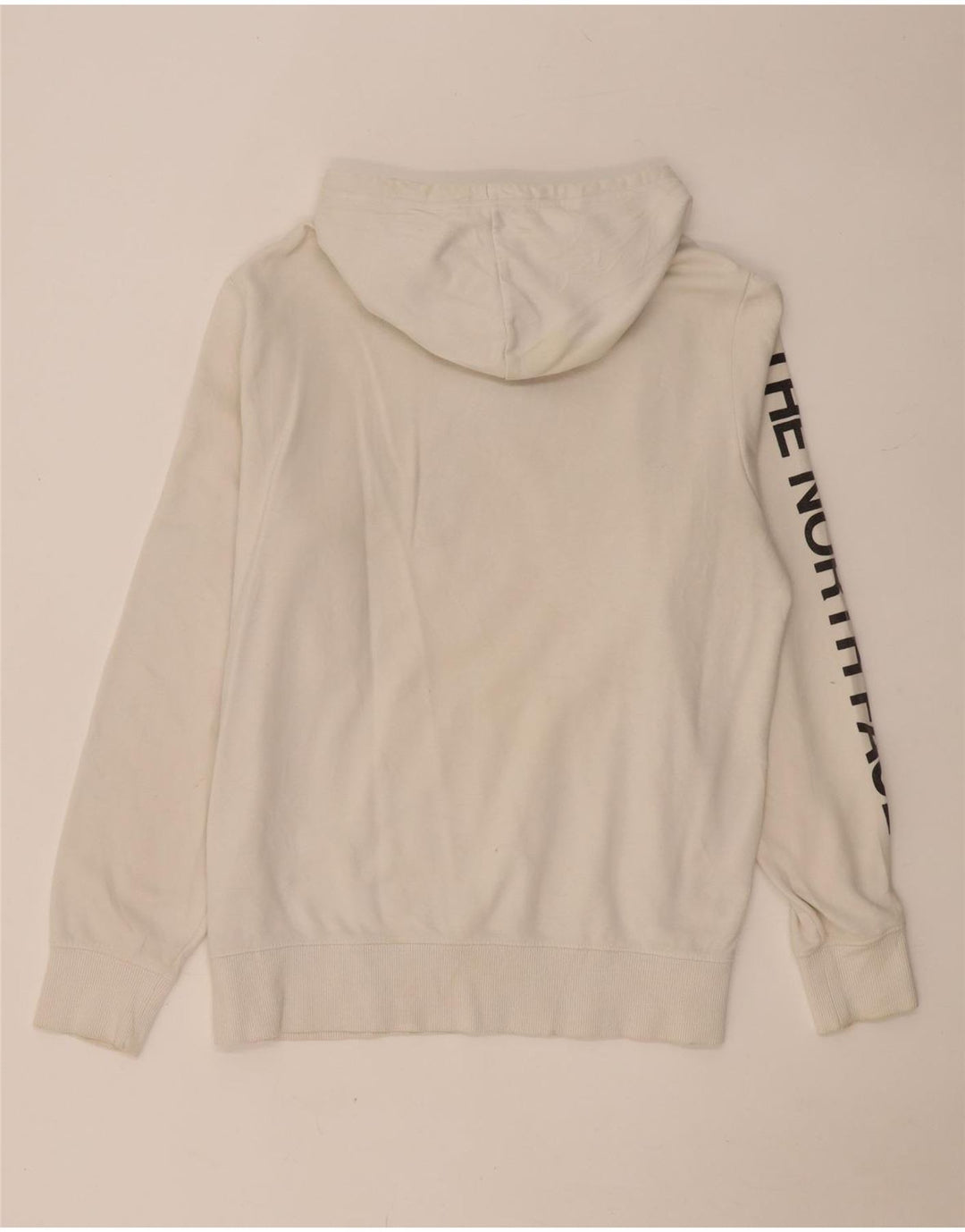 The North Face Herre Grafisk Hoodie Jumper Medium Hvid Bomuld