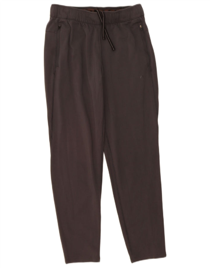 RUSSELL ATHLETIC Mens Tracksuit Trousers Medium Grey Rayon
