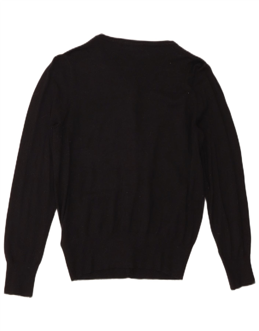 Marks & Spencer Dame Cardigan Sweater UK 10 Small Black Viscose