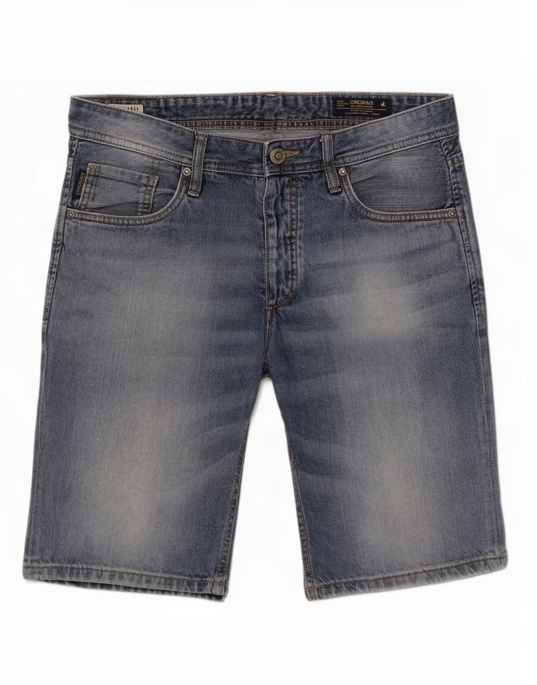 Jack & Jones denimshorts til mænd store W36 blå bomuld