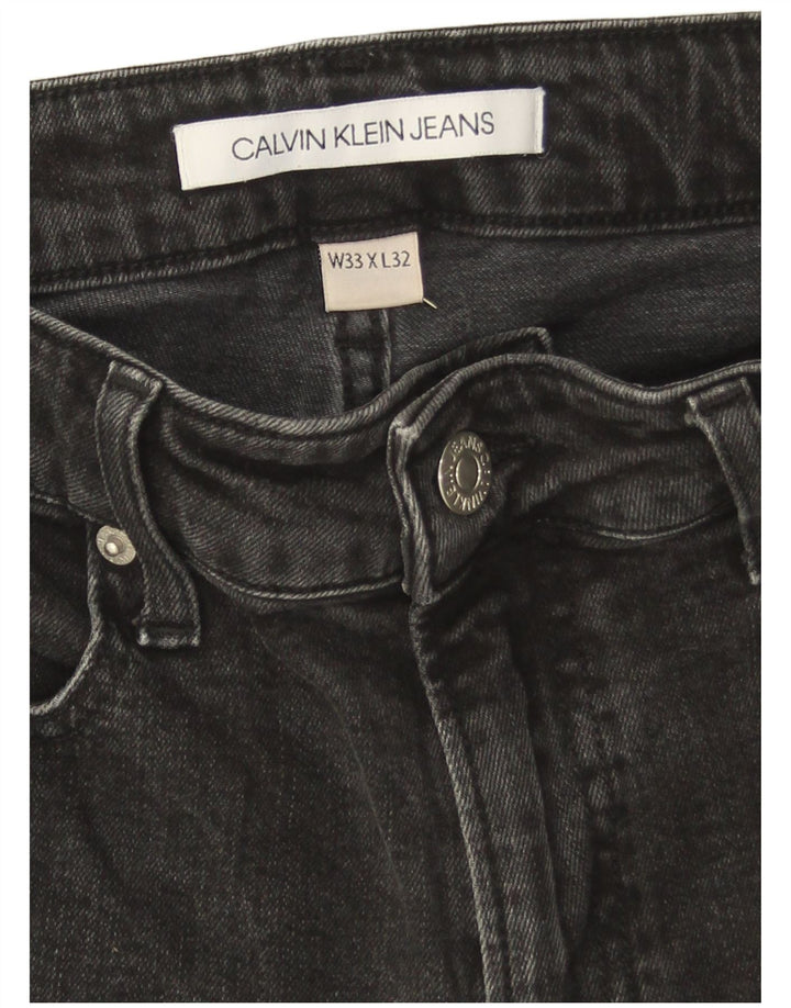Calvin Klein Herre Skinny Jeans W33 L32 Grå