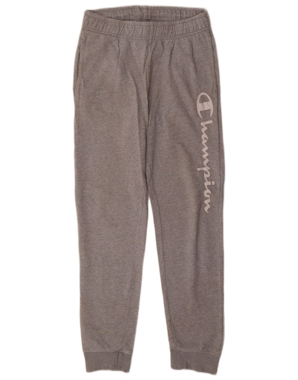 Champion Dame grafisk træningsdragt Bukser Joggers UK 10 Small Grey