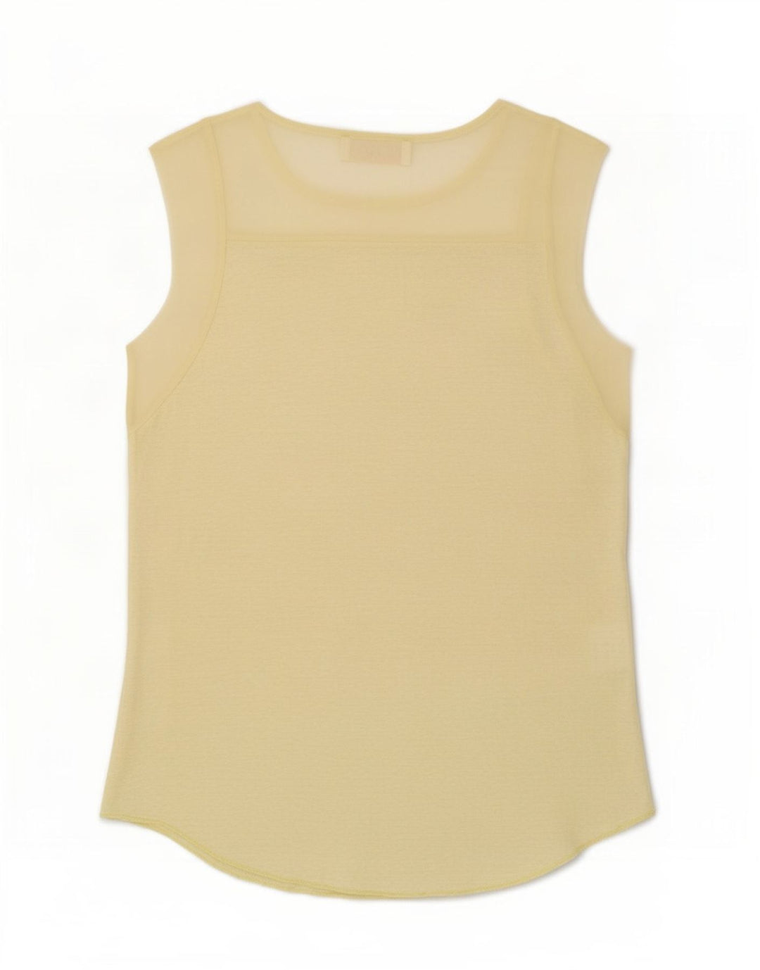 Zara Damevest Top UK 10 Small Yellow Flecked