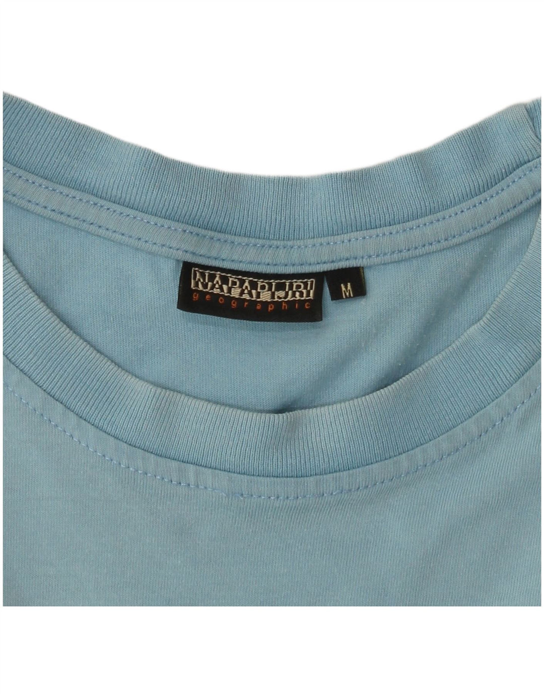 NAPAPIJRI Herre Geographic Grafisk T-Shirt Top Medium Blue