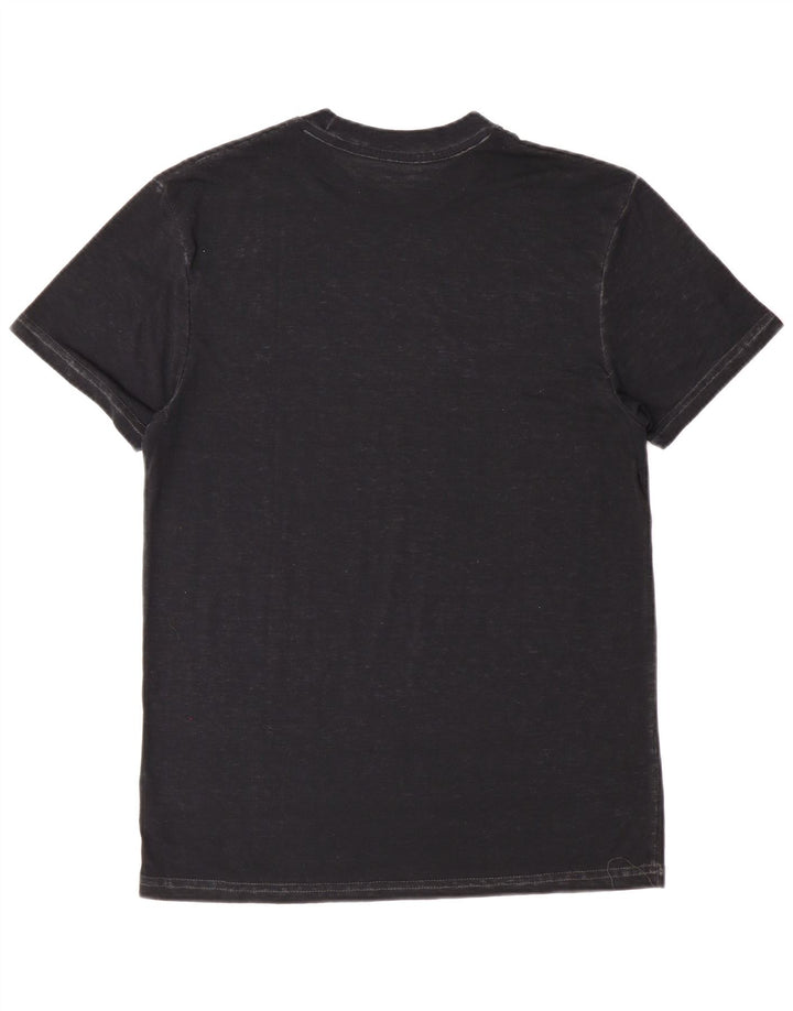 Hard Rock Cafe Herre Amsterdam Grafisk T-Shirt Top Medium Sort Bomuld